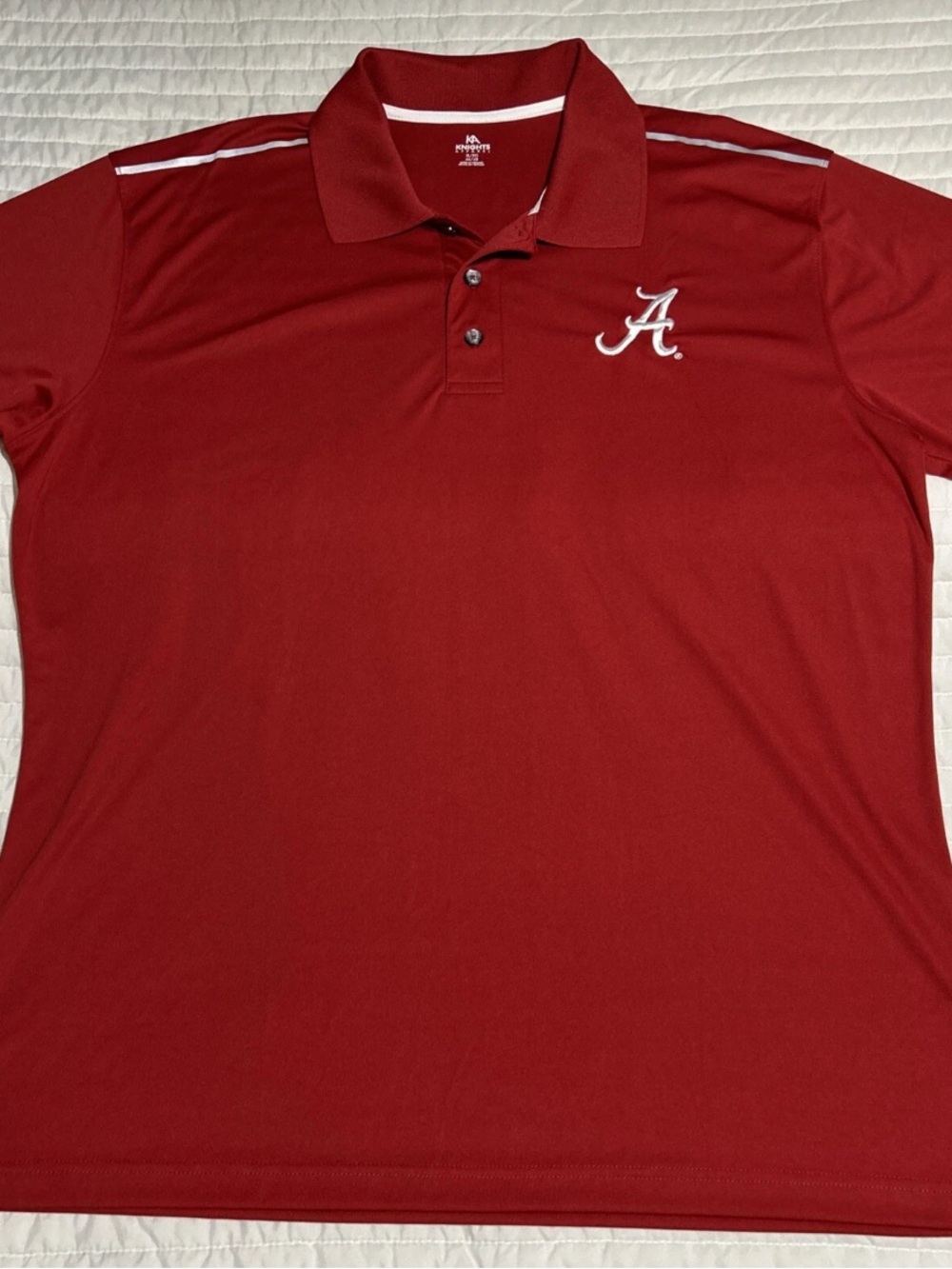 Alabama Crimson Tide XL Polo Golf Shirt Knights Apparel Red Men's